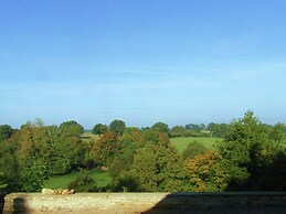 Castle in Le Veurdre Near Forest and River