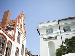 Wohnung in Wismar mit Garten