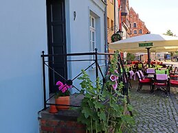 Wohnung in Wismar mit Garten