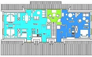 Wohnung mit Terrasse in Klutz