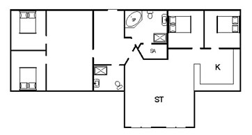 8 Person Holiday Home in Fano