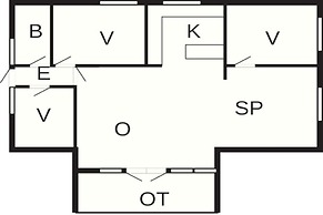 6 Person Holiday Home in Ansager