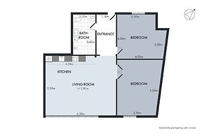 Leaves 4 - Precious 2-bdr Apt in Central Copenhagen