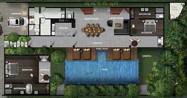 Exclusive Villas Complex, 8 BR, Canggu With Staff