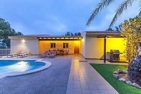 The Villa Located in Cala Vinyes, has a Private Pool
