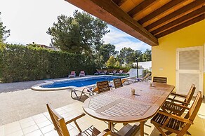 The Villa Located in Cala Vinyes, has a Private Pool