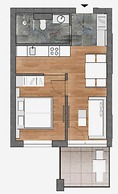 Nice Apartment With Balcony, Right on the Skislope