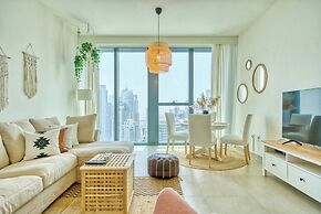 Boho-Chic Cosy 1BR, minutes to Burj Khalifa