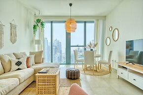 Boho-Chic Cosy 1BR, minutes to Burj Khalifa