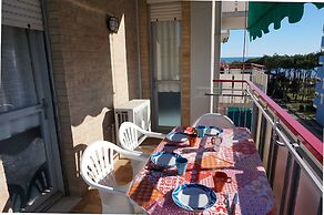 Luminous Flat by the sea