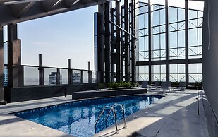 Sophisticated One Bedroom with full Marina View