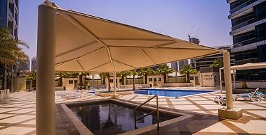 Contemporary One Bedroom with Full Marina View