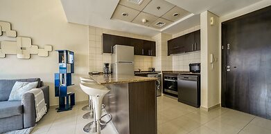 Contemporary One Bedroom with Full Marina View