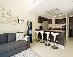 Contemporary One Bedroom with Full Marina View