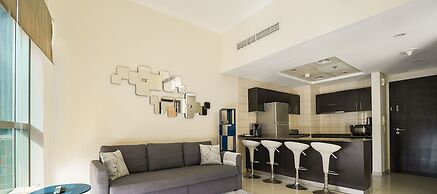 Contemporary One Bedroom with Full Marina View