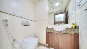 Contemporary One Bedroom with Full Marina View