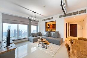 Spectacular 2BR With Burj Khalifa Fountain View