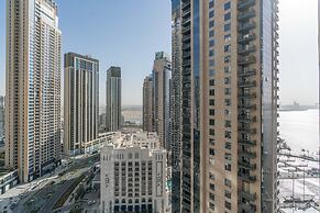 Lux BnB  Dubai Creek Harbour BLVD Views
