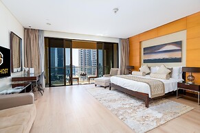 SuperHost - Spacious Studio With Direct Burj Khalifa View I Address Du