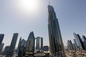 SuperHost - Spacious Studio With Direct Burj Khalifa View I Address Du
