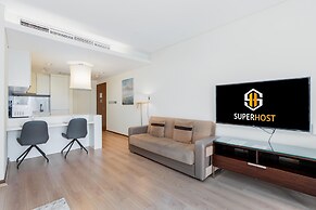 SuperHost - Spacious Studio With Direct Burj Khalifa View I Address Du