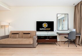 SuperHost - Spacious Studio With Direct Burj Khalifa View I Address Du