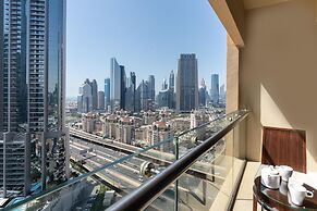 SuperHost - Spacious Studio With Direct Burj Khalifa View I Address Du