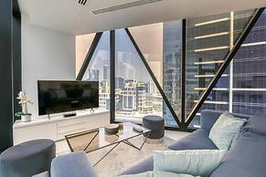 Luxury Apt W Burj Khalifa Vw Dubai Canal Access