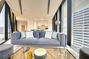 Luxury Apt W Burj Khalifa Vw Dubai Canal Access