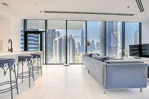 Luxury Apt W Burj Khalifa Vw Dubai Canal Access