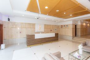 Zen studio with panorama city views