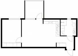 1BR & Balcony next to Railway Station