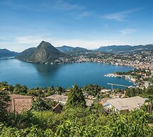 Lugano Blue Marine On Lake Shore