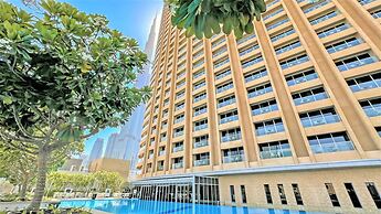 Address Dubai mall Balcony Burj view
