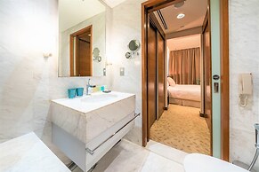 Address Dubai mall Balcony Burj view