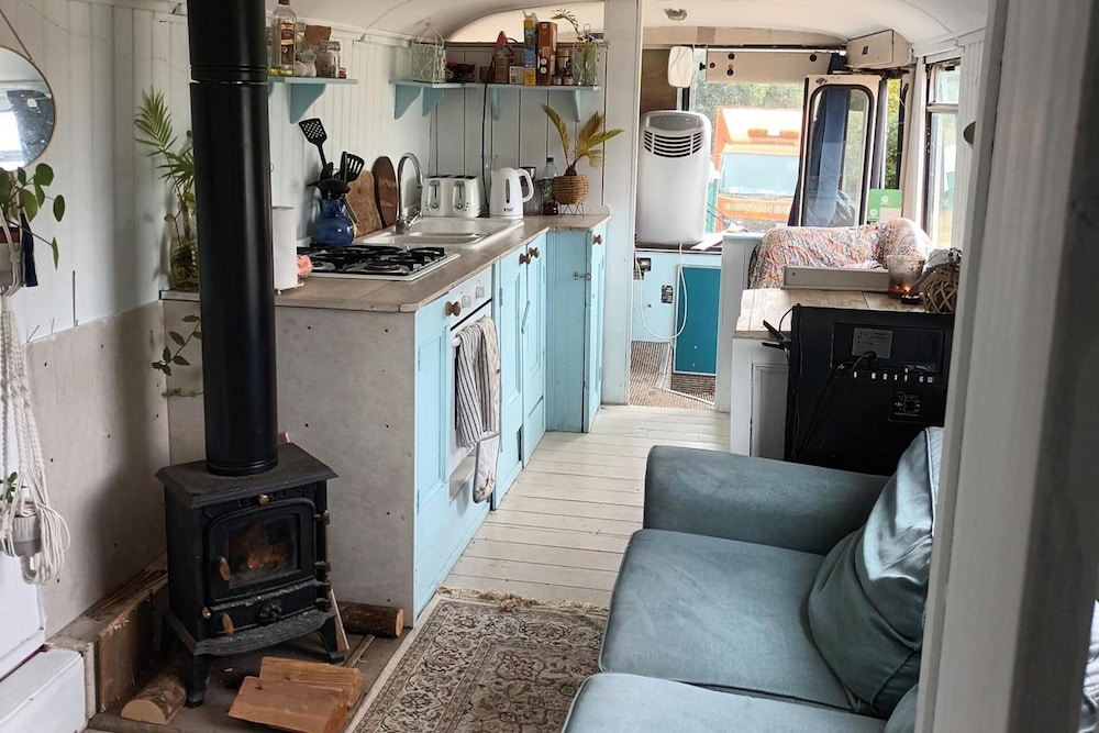 Converted French bus With Stunning Views