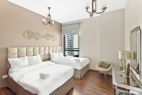 WelHome - Waterfront Family-Size Apt With JBR Beach Access