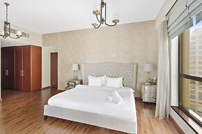 WelHome - Waterfront Family-Size Apt With JBR Beach Access