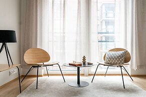 Bright studio by Logomo & Train station
