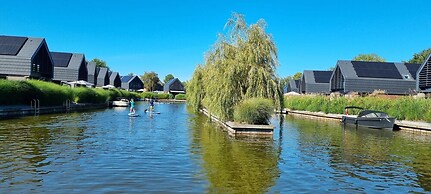 Water Villa in Balk With Private Jetty