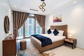 Tanin - Chic Apt With Infinity Pool and Burj Khalifa View