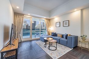 Stylish 1br - Extra Bed With Burj Khalifa View