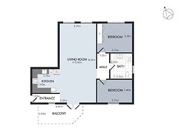 Constantin - Chic 2-bdr Apt With Balcony