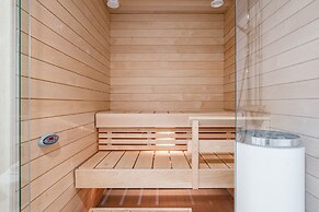 Stylish New 1BR Home with Sauna, Hosts 4 Guests