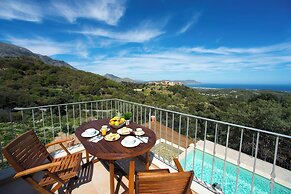 Villa Cretan View with Heated Swimming Pool