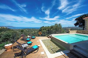 Villa Cretan View with Heated Swimming Pool