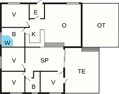 8 Person Holiday Home in Hals