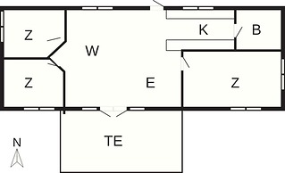 5 Person Holiday Home in Dronningmolle