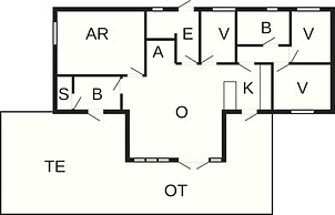 8 Person Holiday Home in Vaeggerlose