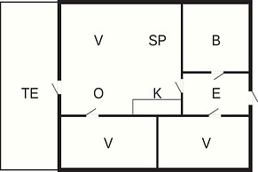 6 Person Holiday Home in Allinge
